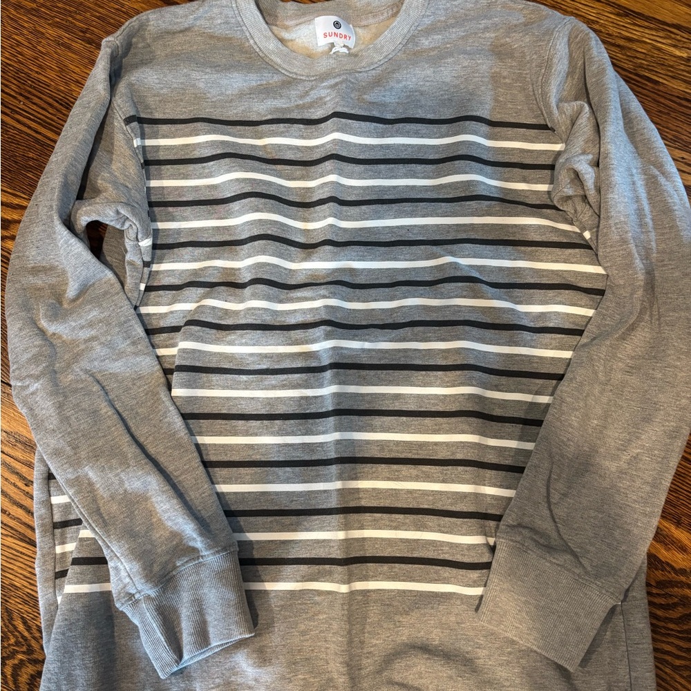 Sundry Heather Gray Pullover - image 2